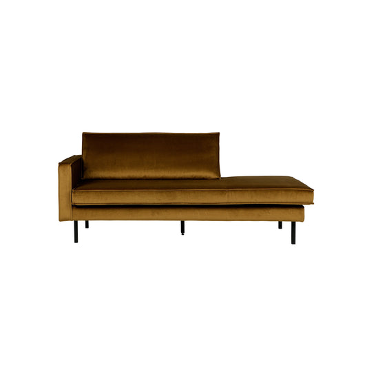 Rodeo - Daybed, Venstre, Velour Honey Yellow