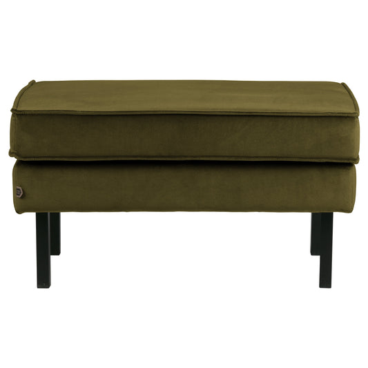 Rodeo - Puf, Velour Olive