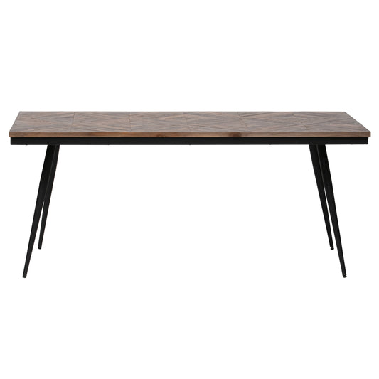 Rhombic - Spisebord, Træ/metal 180x90cm