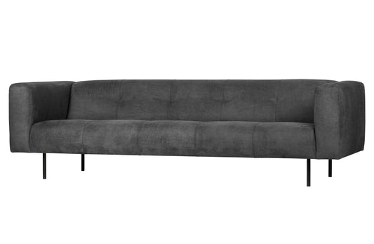 Skin - 4 personers sofa, 250 Cm Skin Mørk Grå