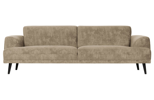Brush - 3 personers sofa, 234 Cm Clouded Velour Champagne