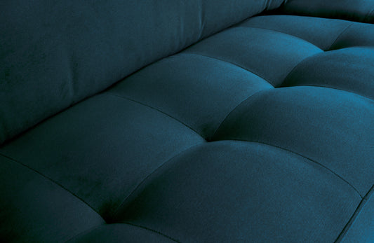 Rodeo Classic Sofa 2,5-seater Velour Blue