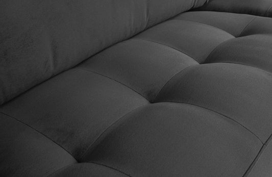 Rodeo Classic Sofa 2,5-seater Velour Mørk Grå
