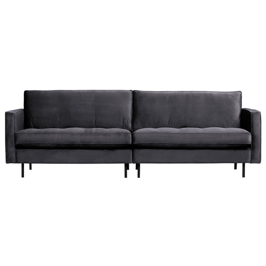 Rodeo Classic Sofa - 3 personers sofa, Velour Mørk Grå