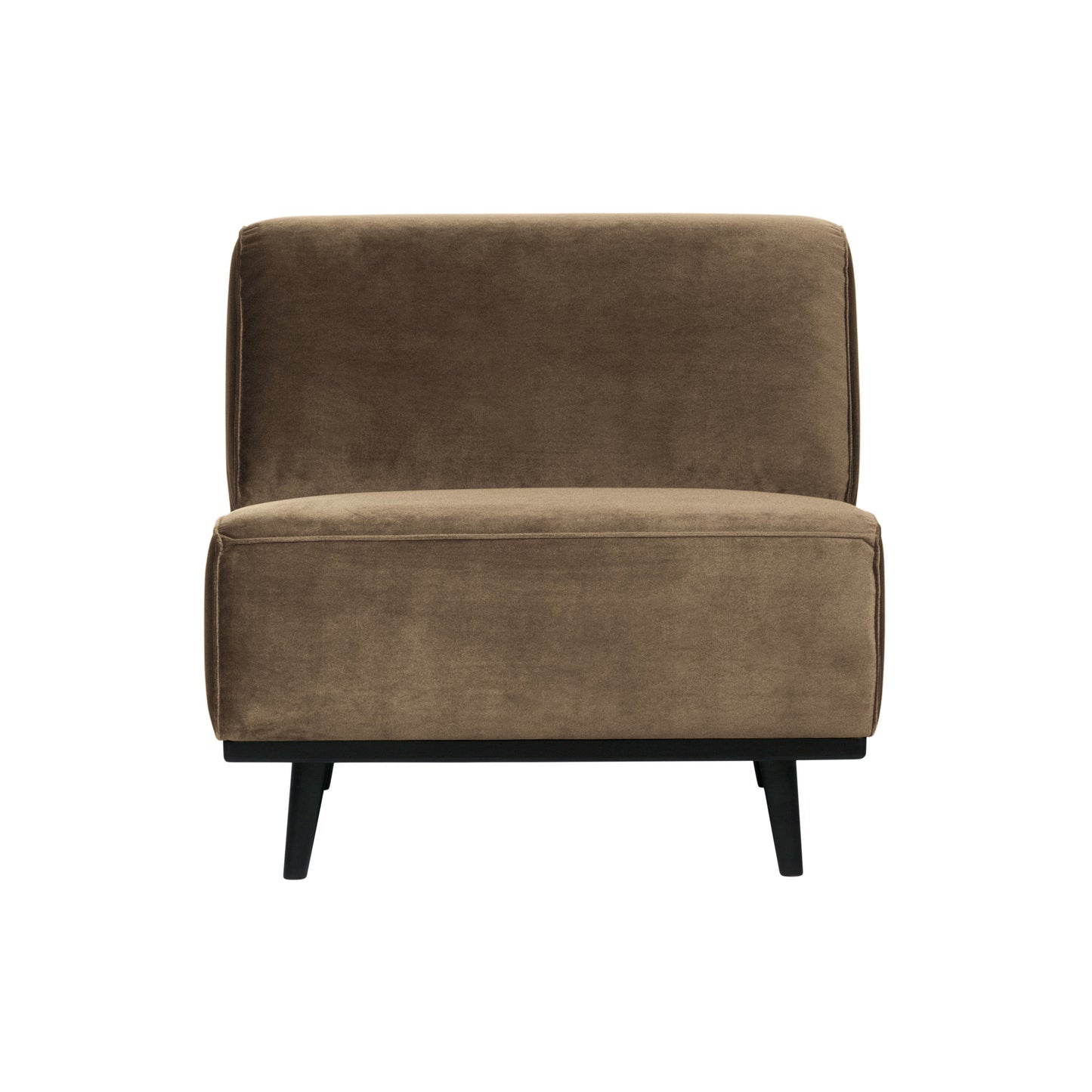 Statement Chair Velour Taupe