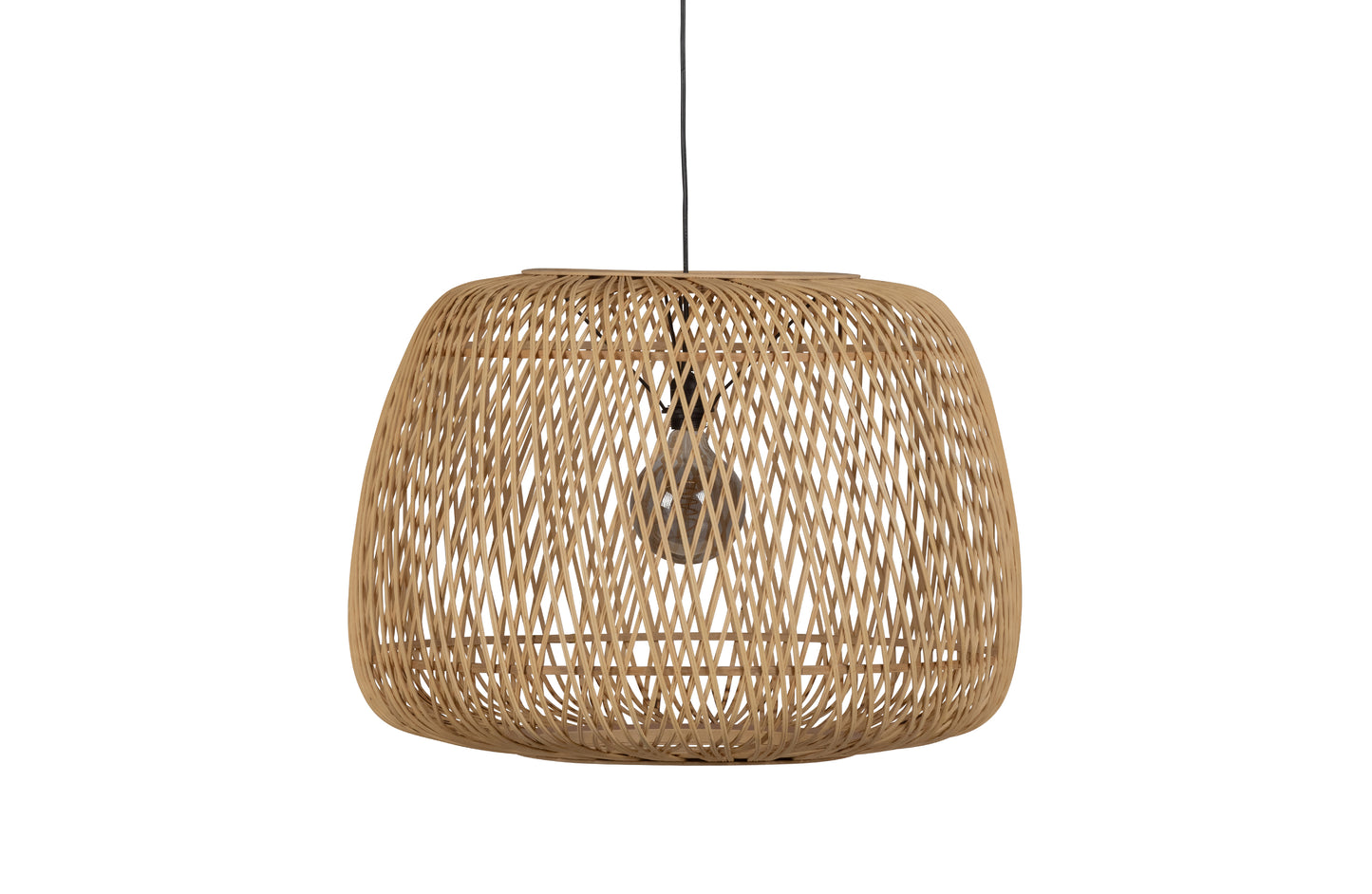 Moza - Loftlampe, Bamboo Natural 70x70cm