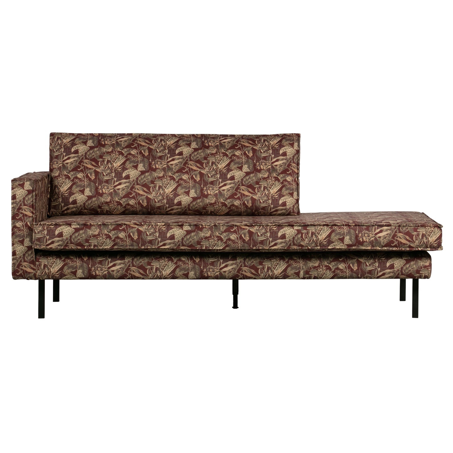 Rodeo - Daybed, Venstre, Velour Bouquet Chestnut