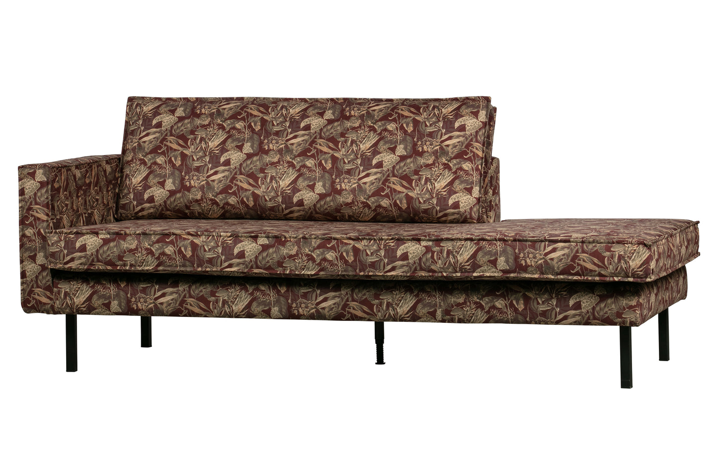 Rodeo - Daybed, Venstre, Velour Bouquet Chestnut