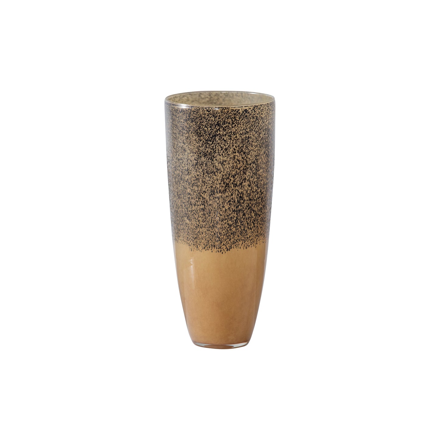 Dipped - Vase, Glas Sort Gold