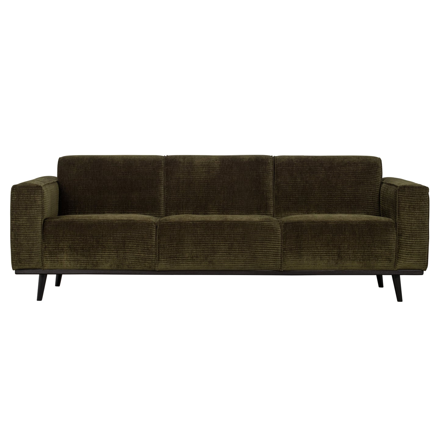Statement - 3 personers sofa, 230 Cm Flat Rib Varm Green