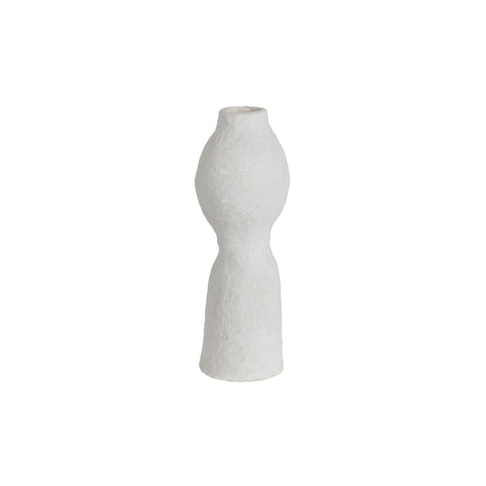 Harire - Vase, Papmache, Off White