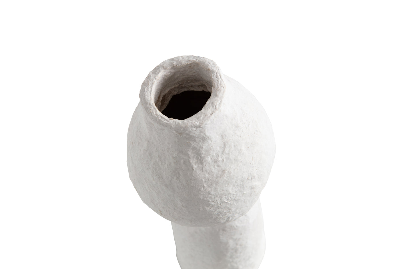 Harire - Vase, Papmache, Off White