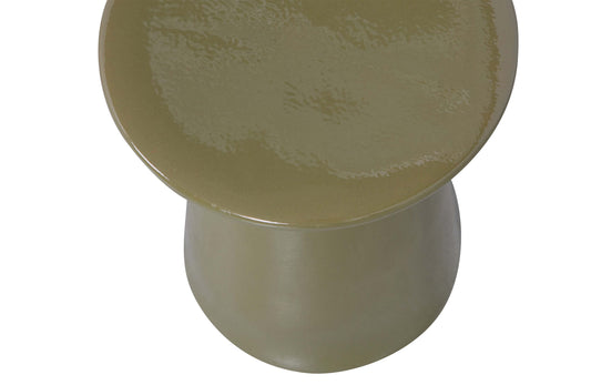 Button - Skammel, Ceramics Warm Grøn 45x35Øcm