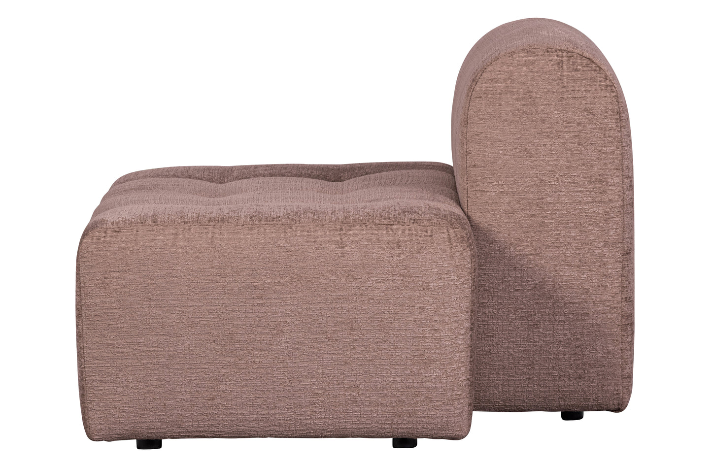 Caleidoscoop 1,5-seater Back Venstre, Structure Velour Blush
