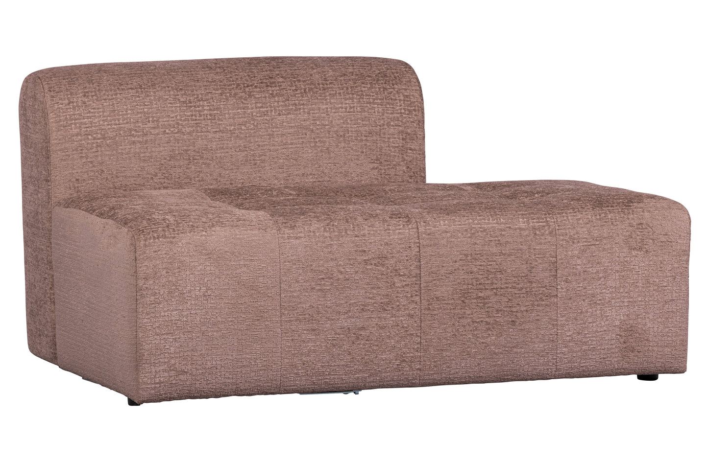 Caleidoscoop 1,5-seater Back Venstre, Structure Velour Blush