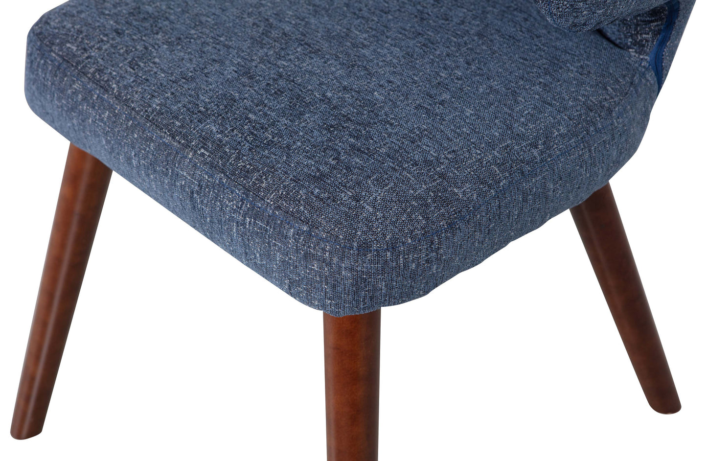 Cape - Spisebordsstol, Melange Stof Blå