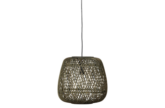 Moza - Loftlampe, Bamboo Grøn 36x36cm