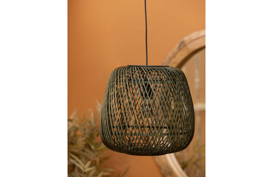 Moza - Loftlampe, Bamboo Grøn 36x36cm