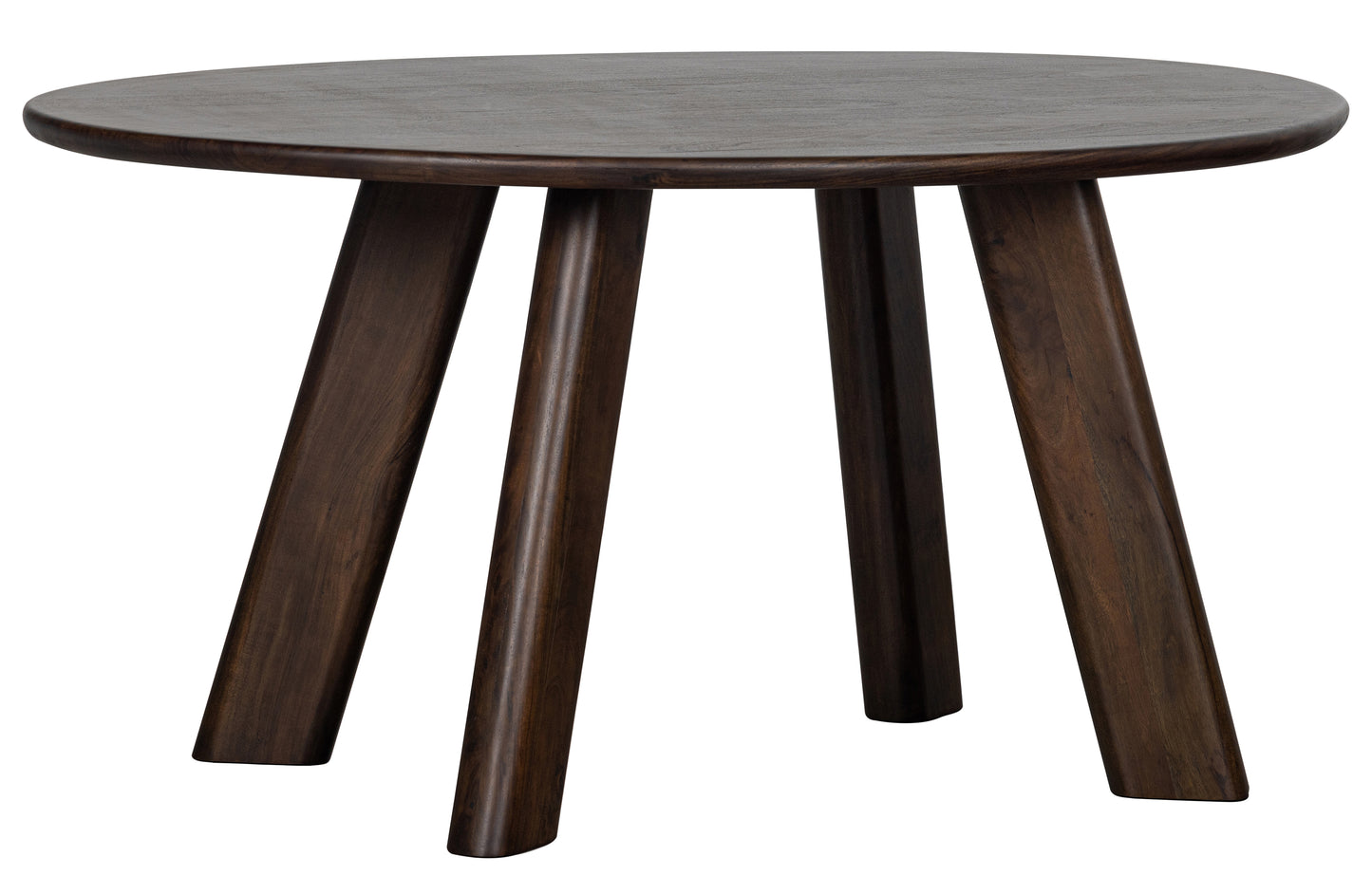 Roundly - Spisebord/skrivebord, Mango Træ, Walnut 160x110