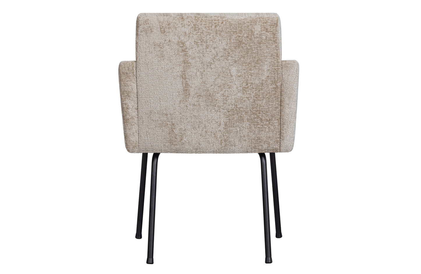 Mount Dining Chair With Armrest Coarse Woven Fabric Natural