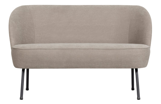 Vogue 2-seat Bench Woven Fabric Sand