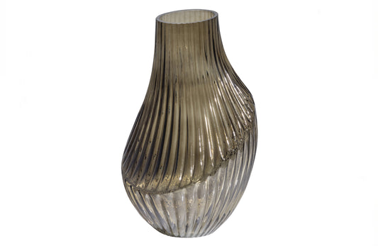 Toot - Vase, Glas Røget 25xØ15cm