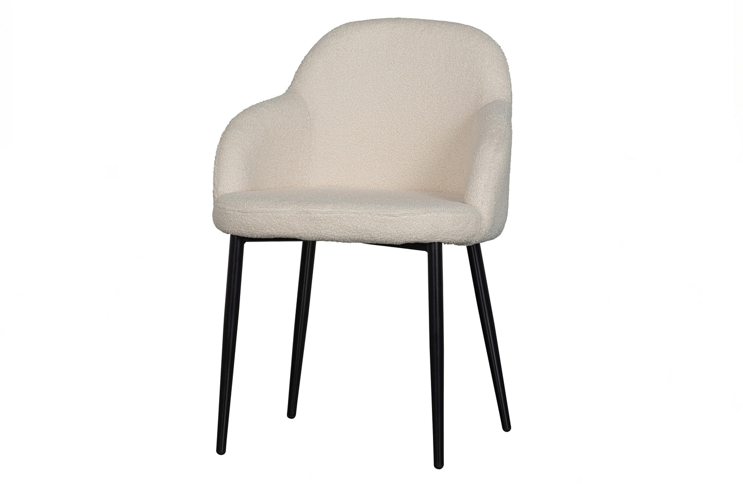 Set Of 2 - Noortje Dining Chair Teddy White
