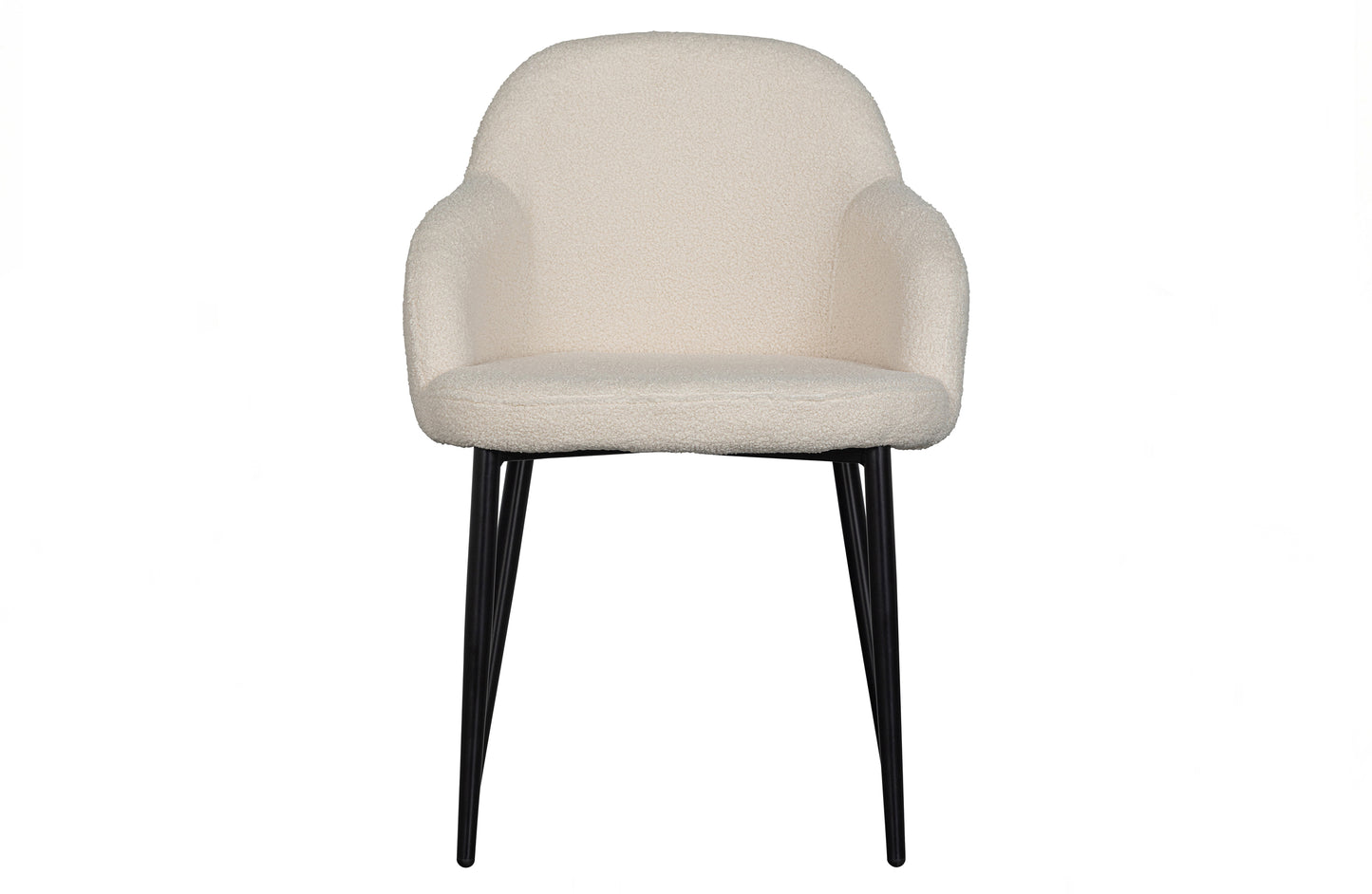 Set Of 2 - Noortje Dining Chair Teddy White
