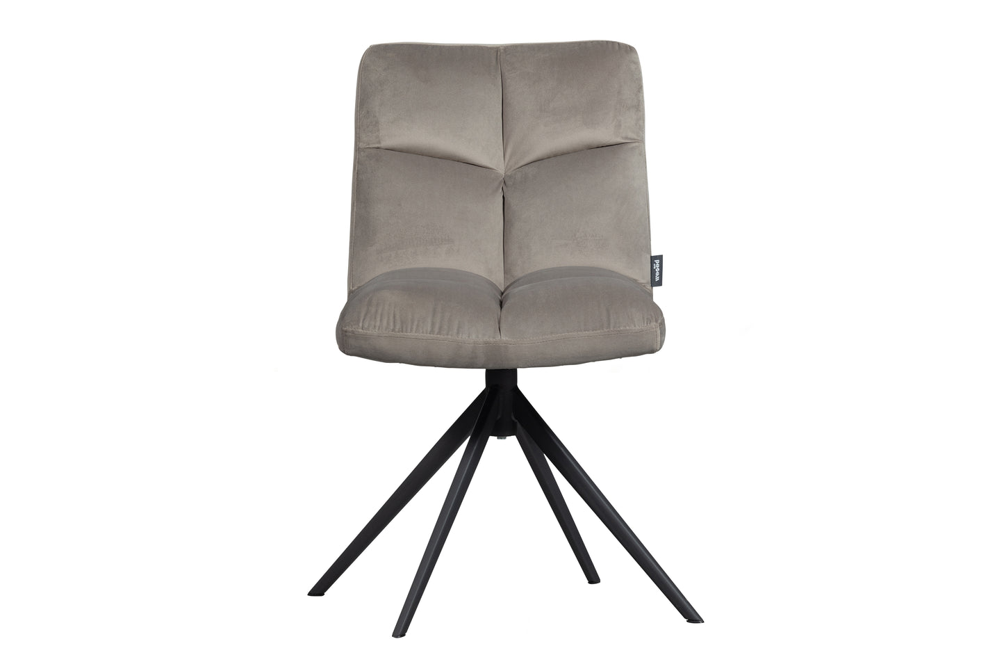 Vinny Swivel Chair Velvet Sepia