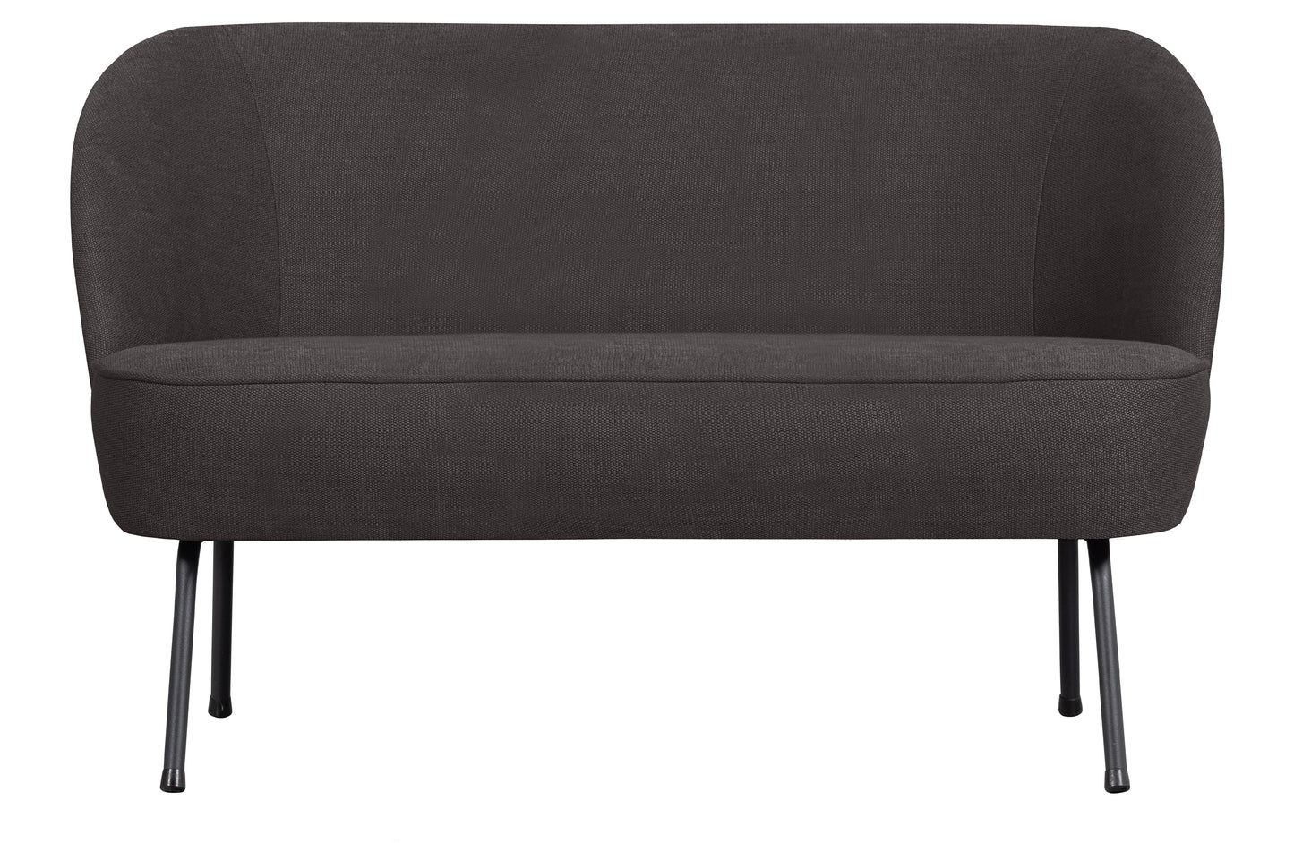 Vogue 2-seat Bench Woven Fabric Dark Grey