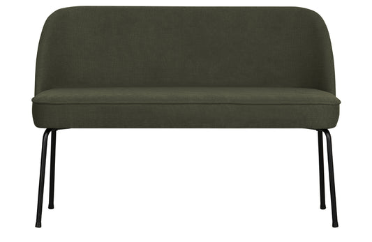 Vogue Dining Bench Woven Fabric Warm Green