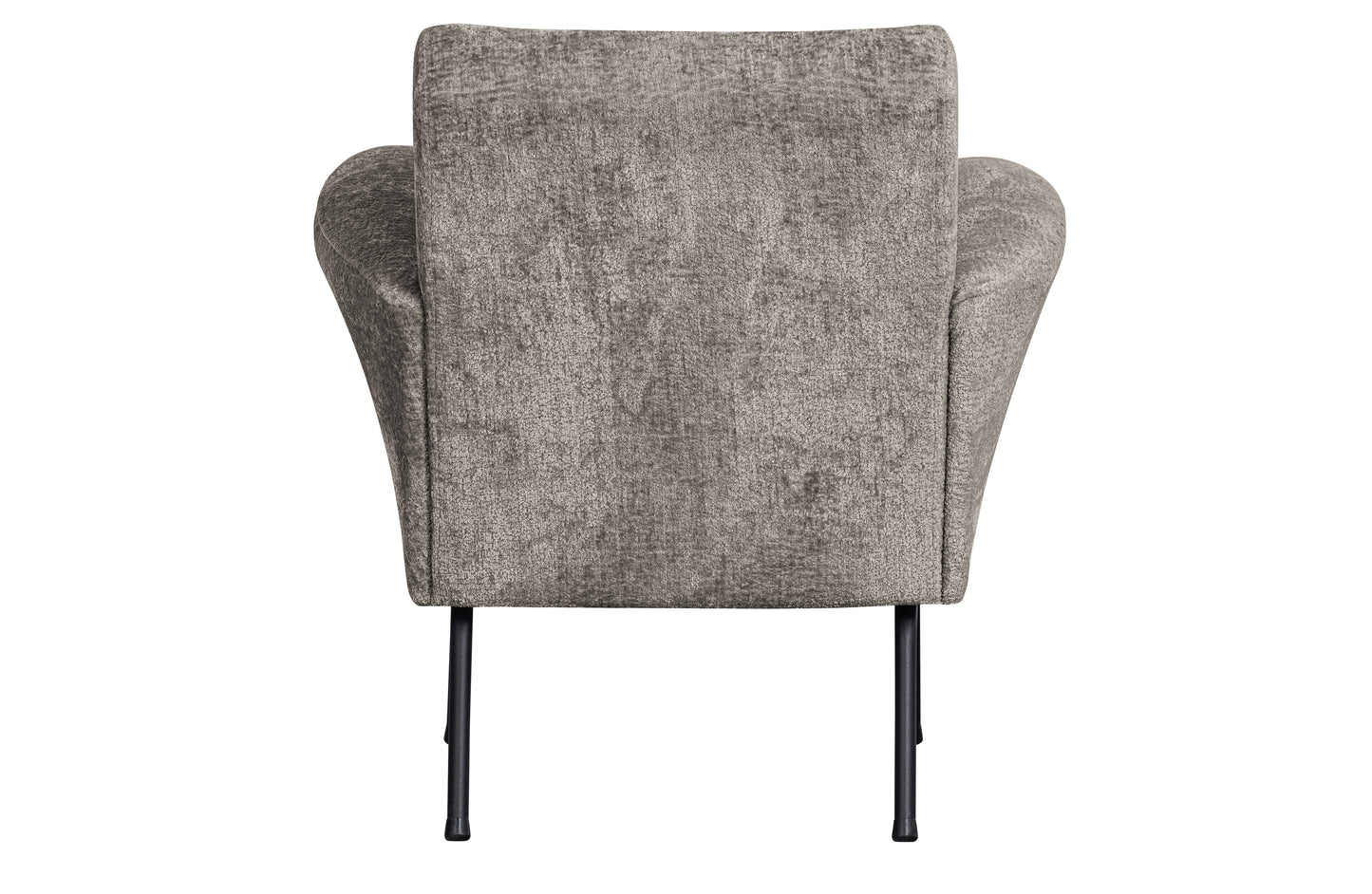 Muse Armchair Coarse Woven Fabric Taupe
