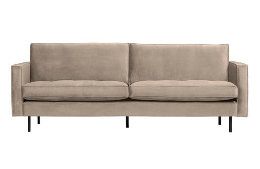 Rodeo Classic Sofa 2,5-seater Velvet Khaki