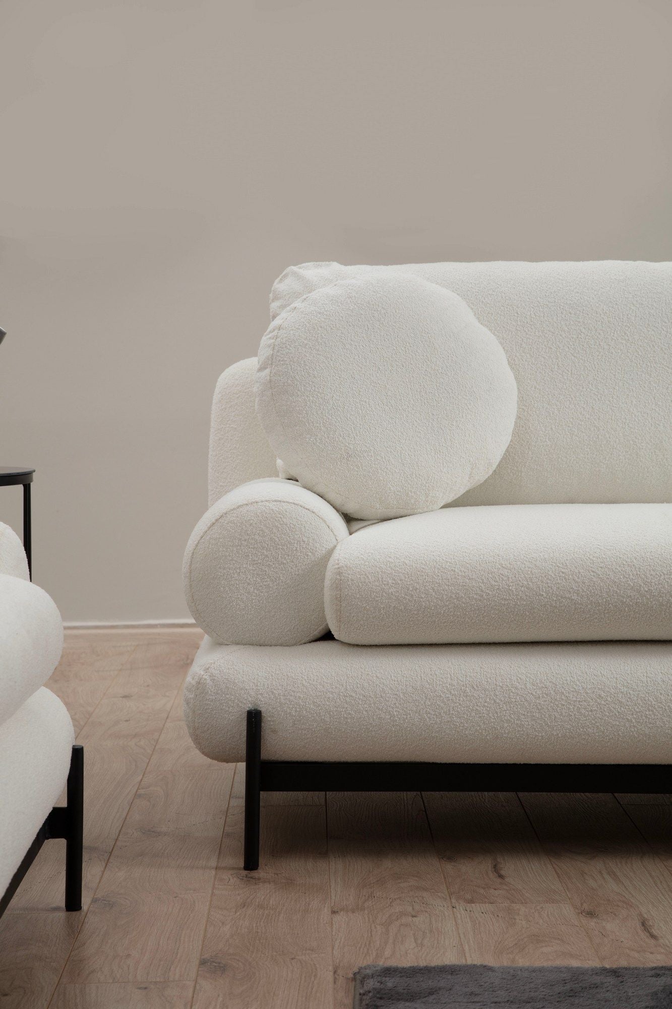 Livorno - Hvid - 3-sæders sofa