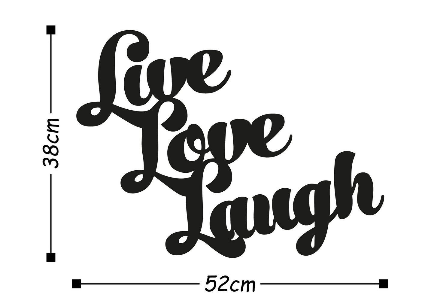 TAKK Live Love Laugh - NordlyHome.dk