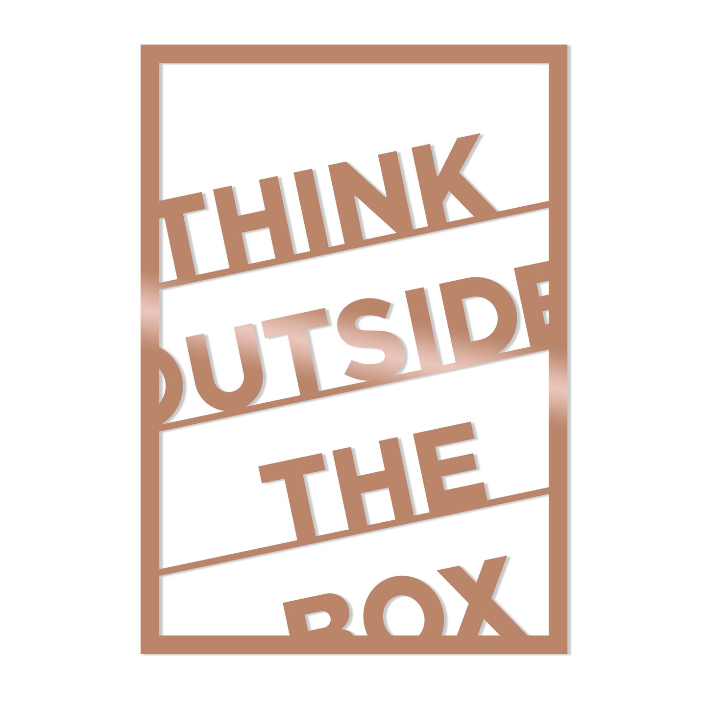 Thınk Outsıde The Box - Copper - Nordly Living