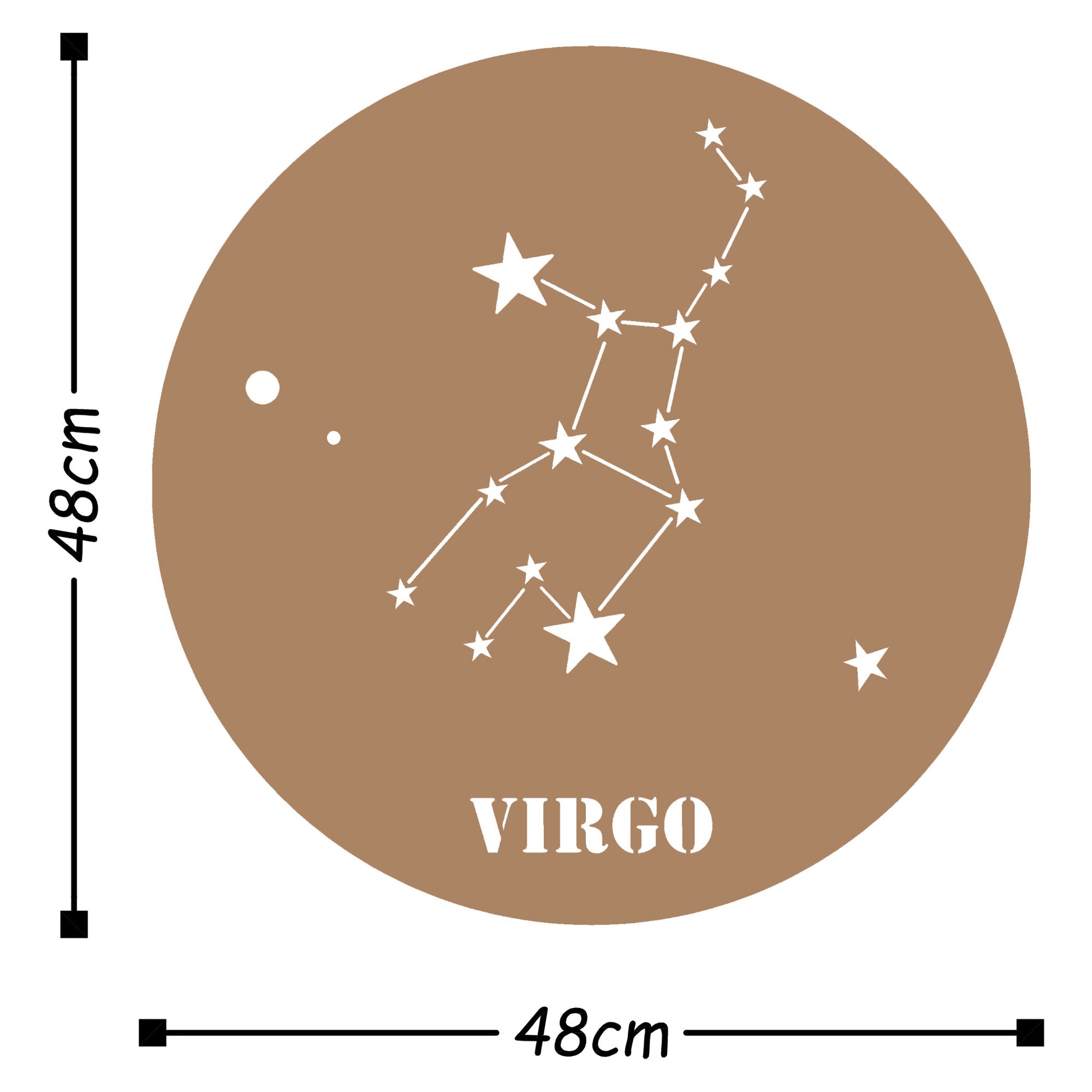 TAKK Vırgo Horoscope - Copper - NordlyHome.dk