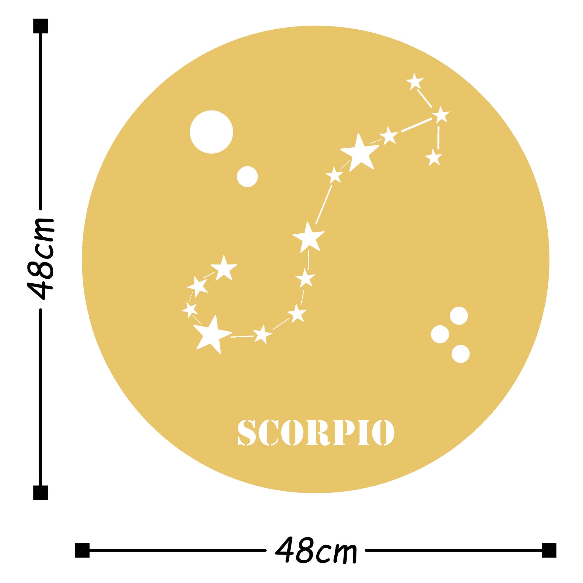 TAKK Scorrpıo Horoscope - Gold - NordlyHome.dk