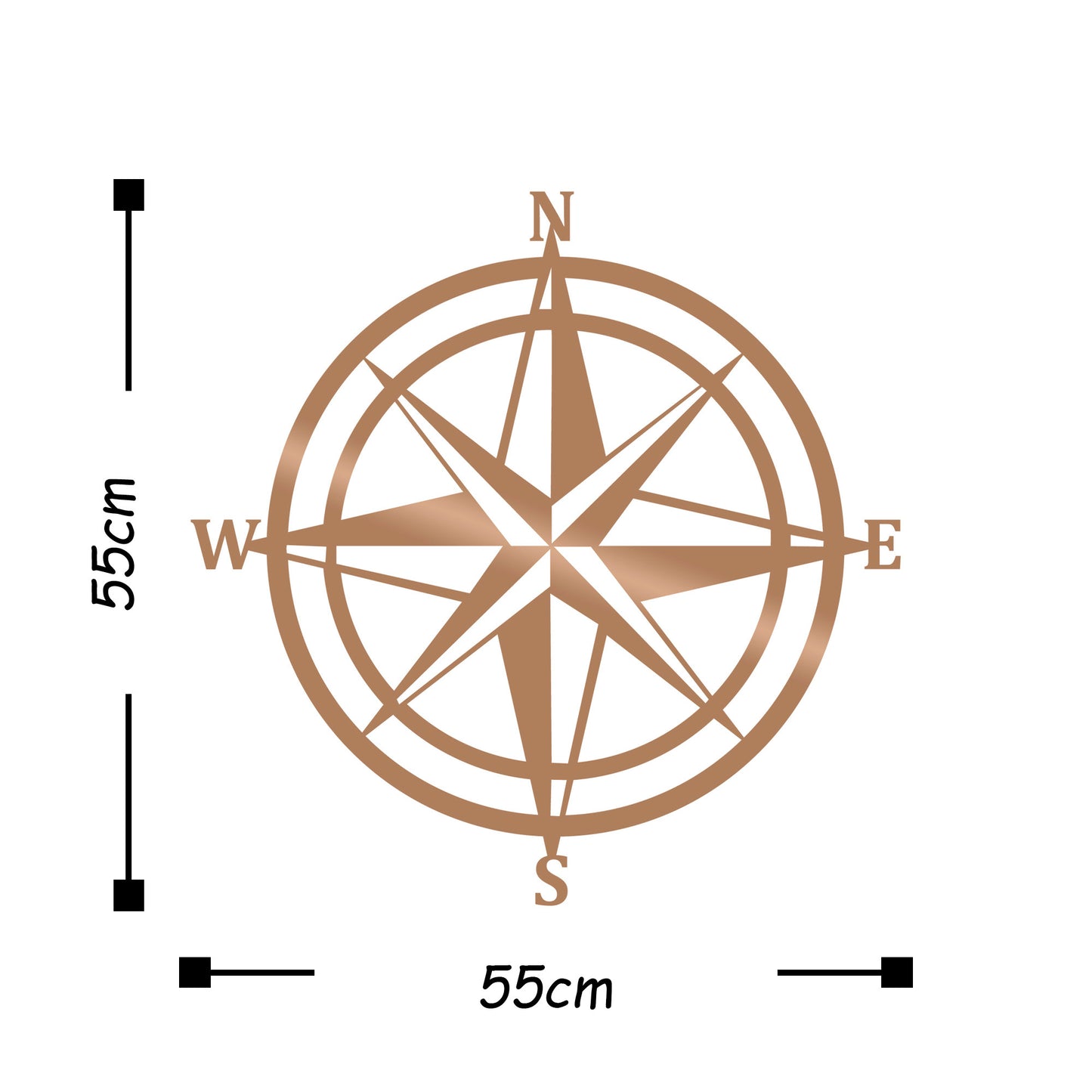 TAKK Compass - Copper - NordlyHome.dk