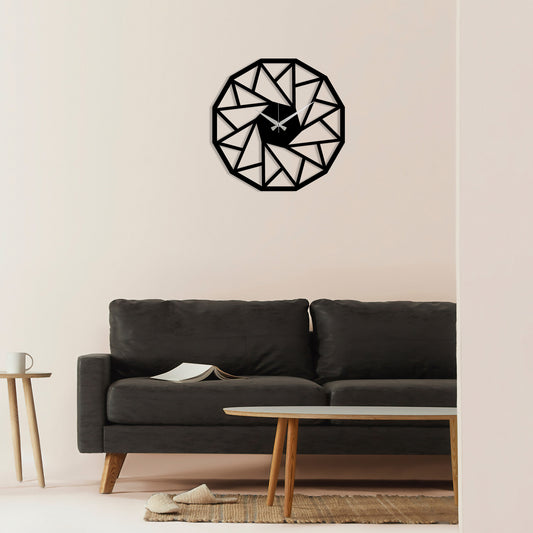 TAKK Metal Wall Clock 18 - Black - NordlyHome.dk