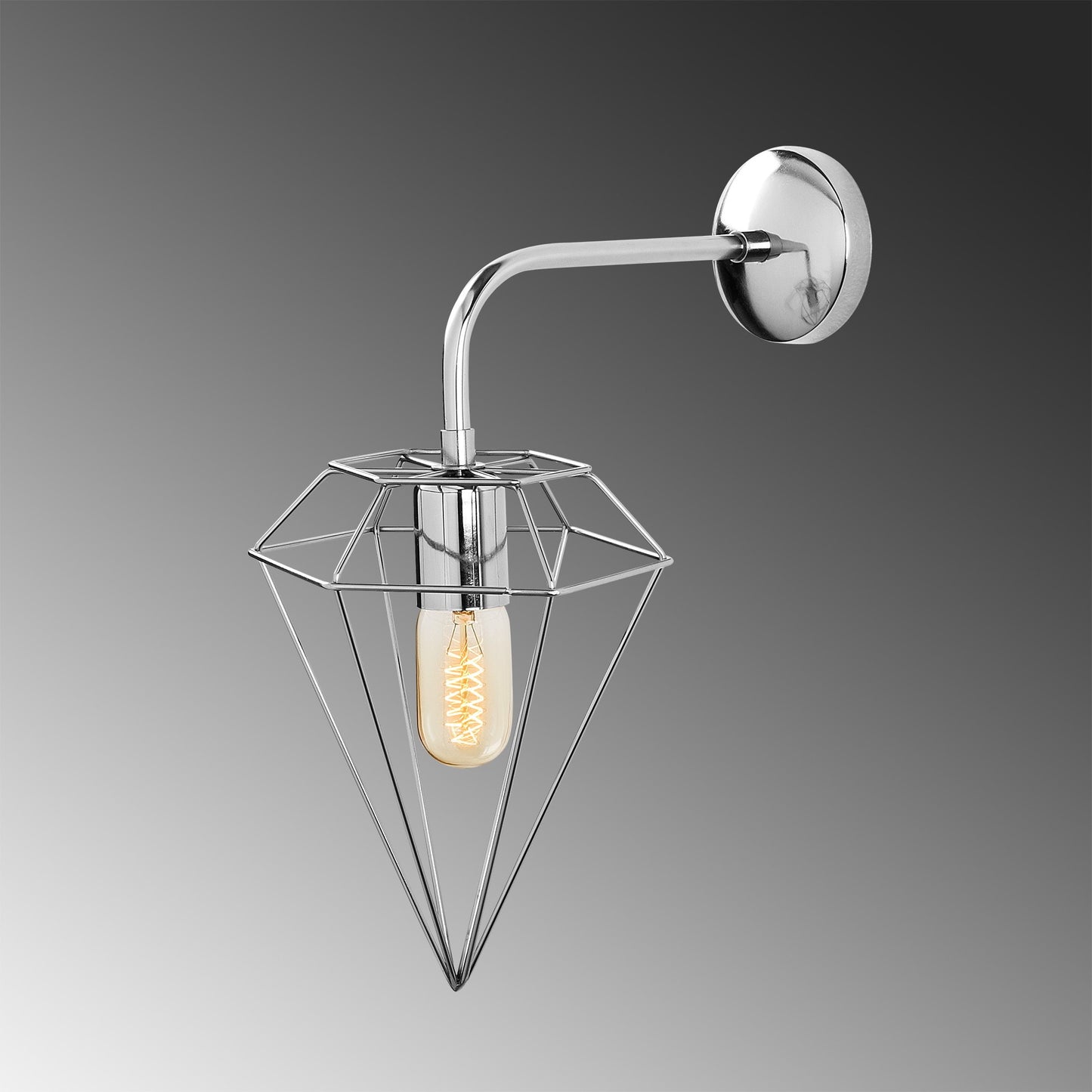 Væglampe Elmas - 6302 - Sølv