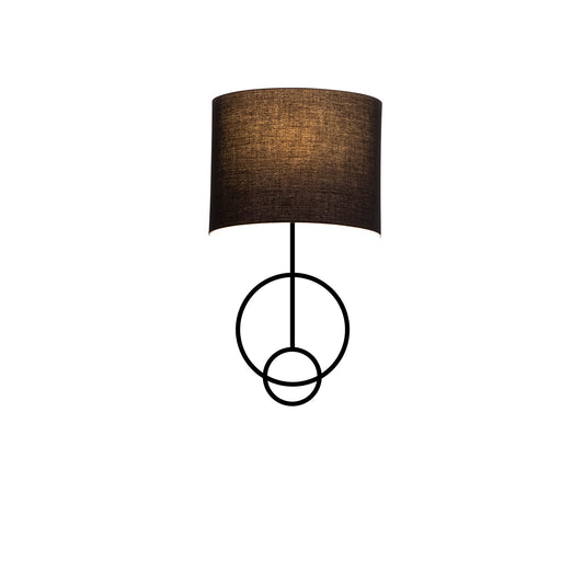 Væglampe Asaf - 6981 - Brun og sort