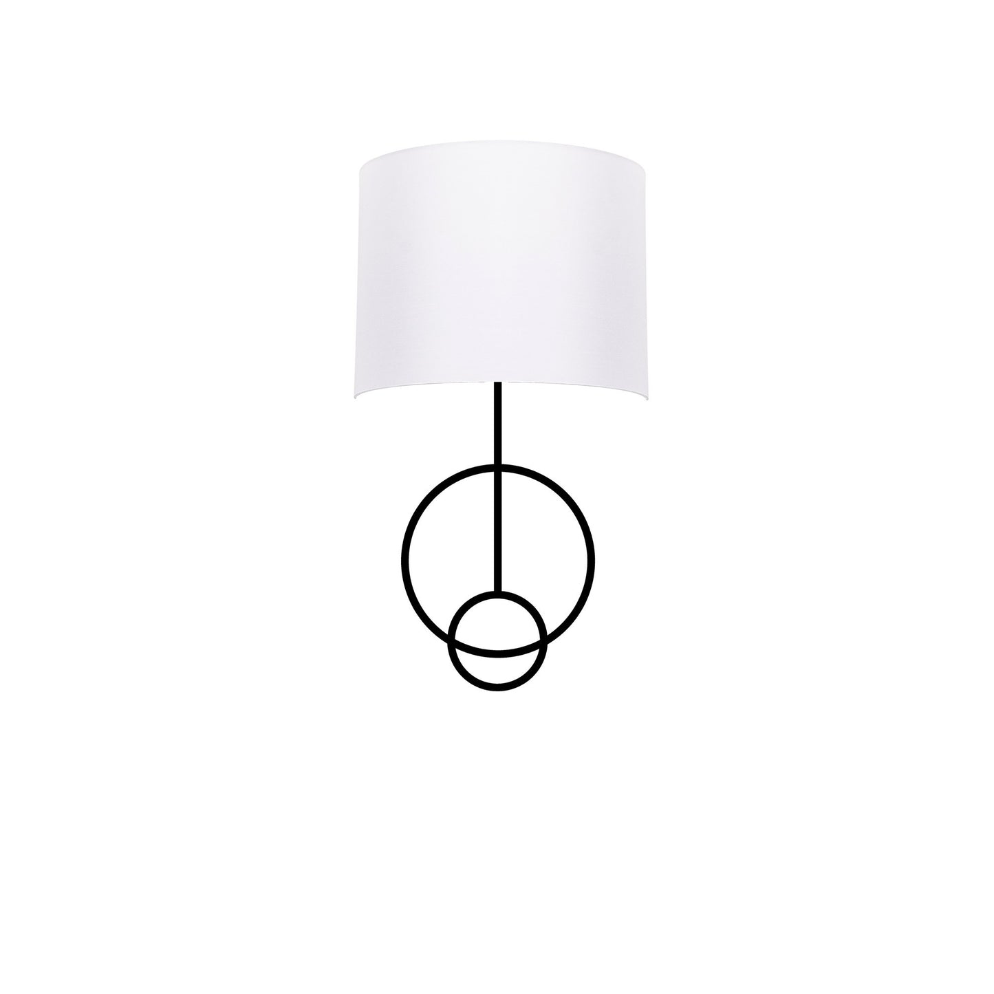 Væglampe Asaf - 6983 - Sort og hvid