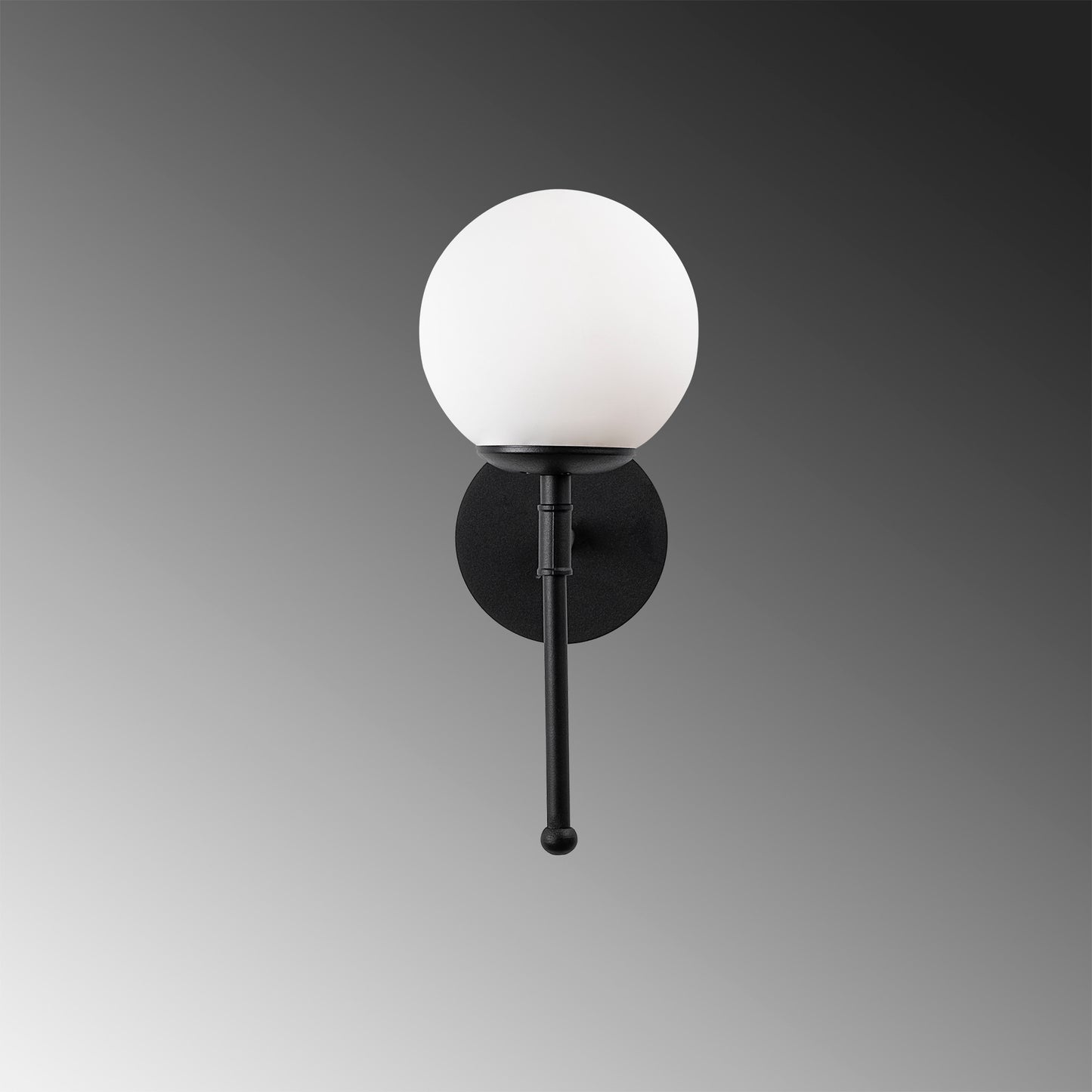 Væglampe Mudoni- 953 - Sort og hvid