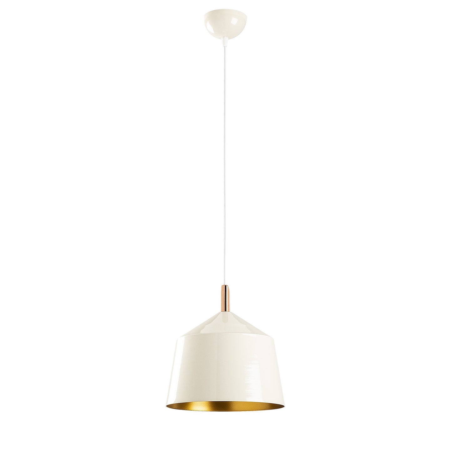 Loftlampe Saglam - 3725 - Hvid og guld/kobber