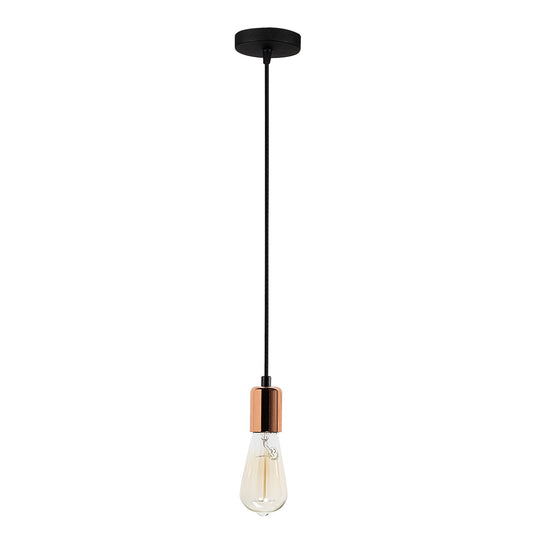 Loftlampe Kabluni - 924 - Sort og kobberfarvet