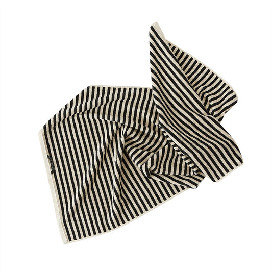 Raita Håndklæde - 70x140 cm - Clay / Black