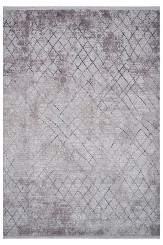 Hyeres 3705 - Mørkeblå Tæppe (80 x 300)