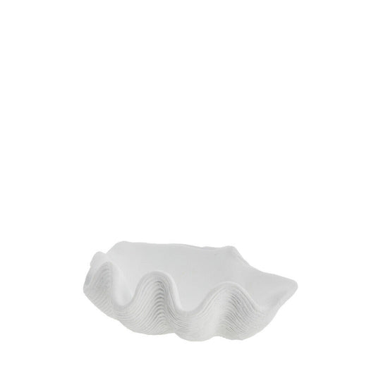 Shella muslingeskål 25x18,5 cm. hvid hvid