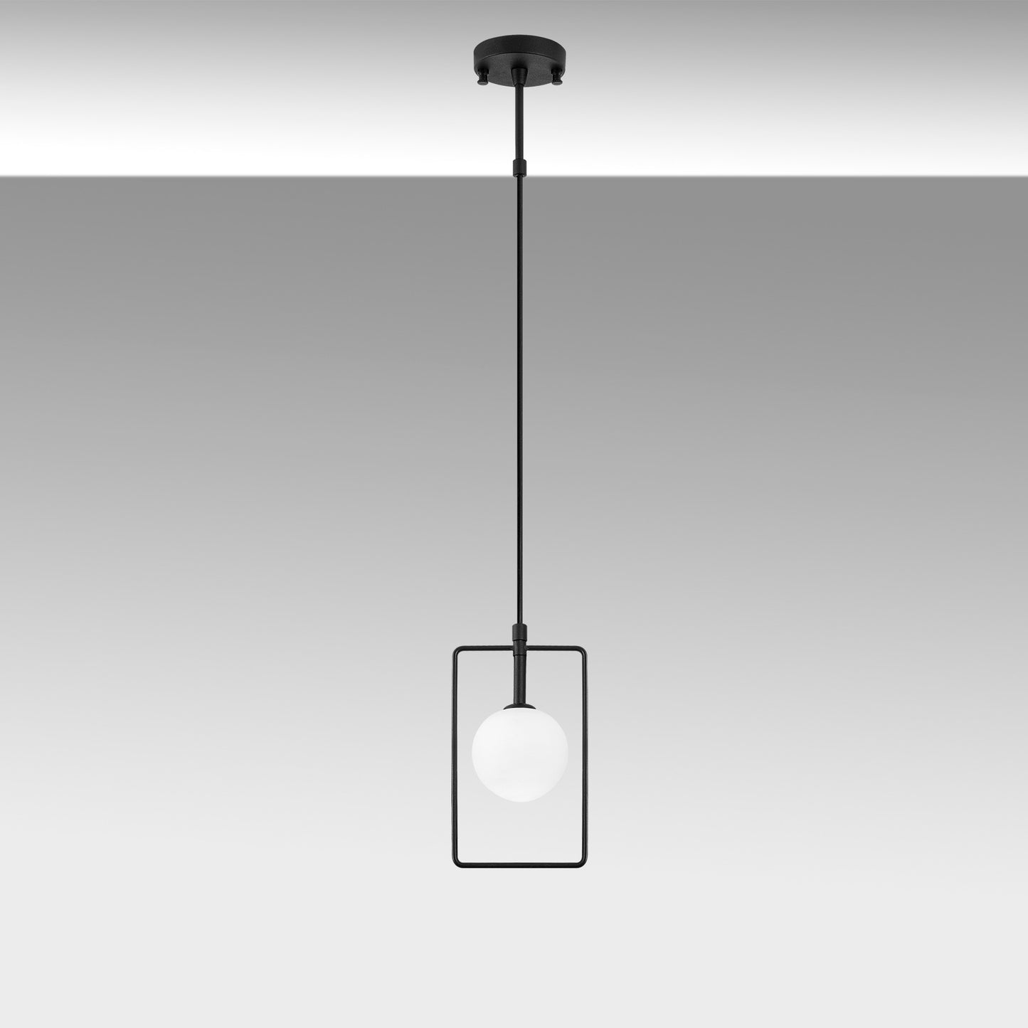 Loftlampe Geometri - 11080 - Sort